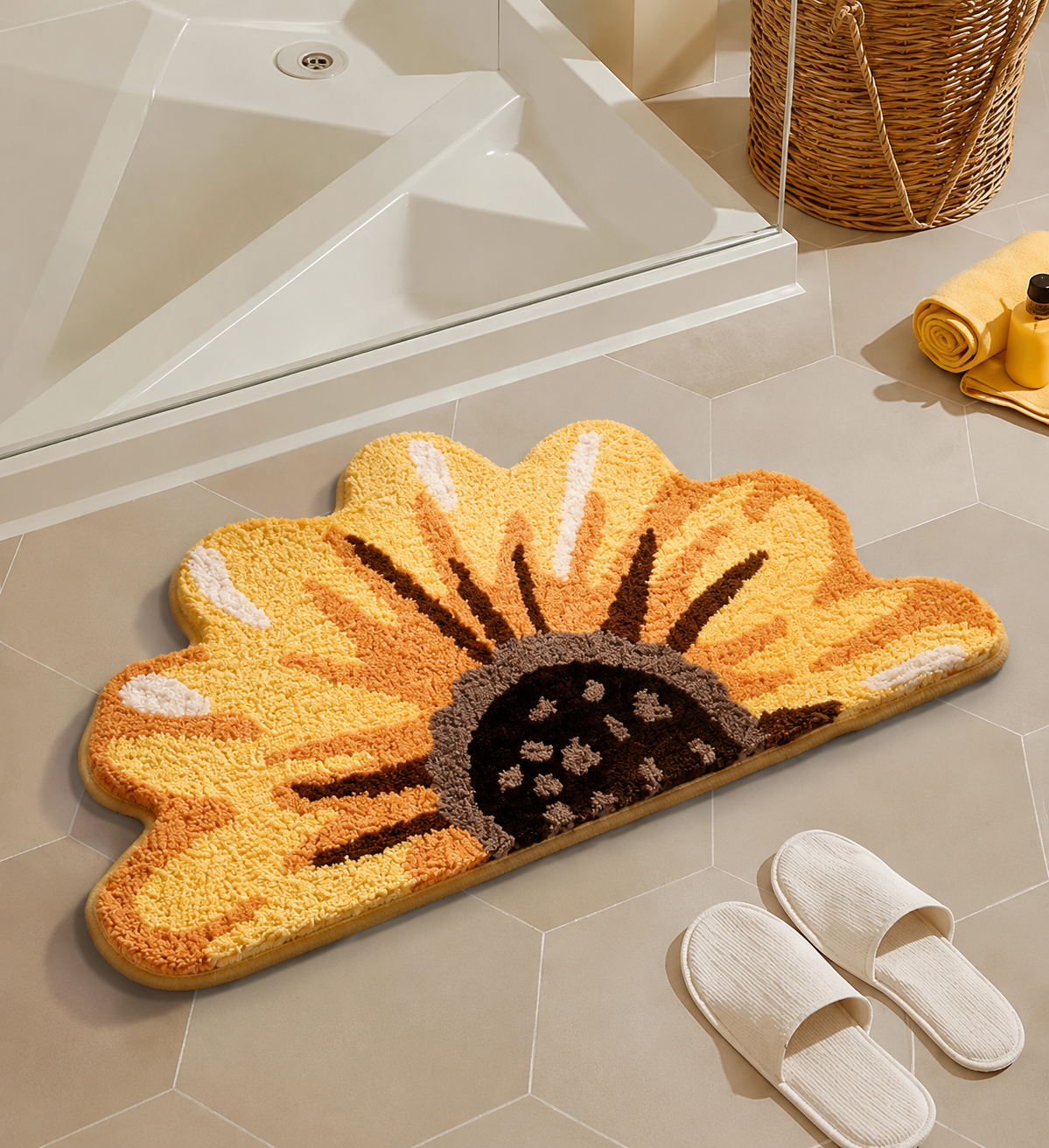 Bellmere™ Monstera Bath Mat