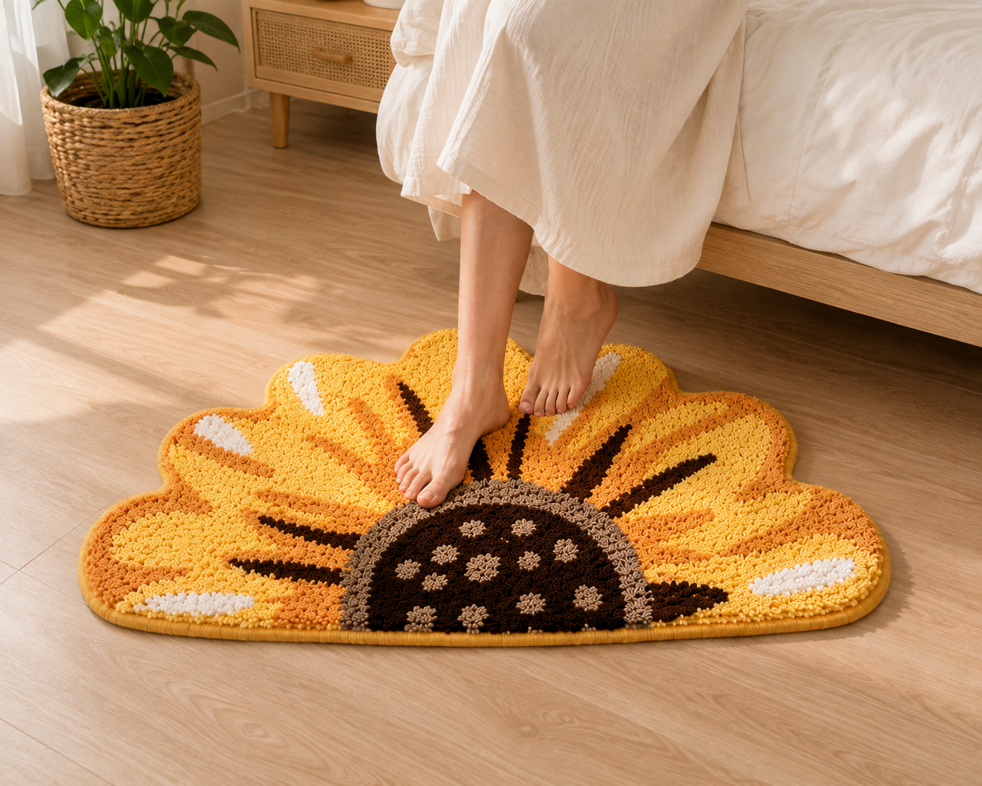 Bellmere™ Monstera Bath Mat