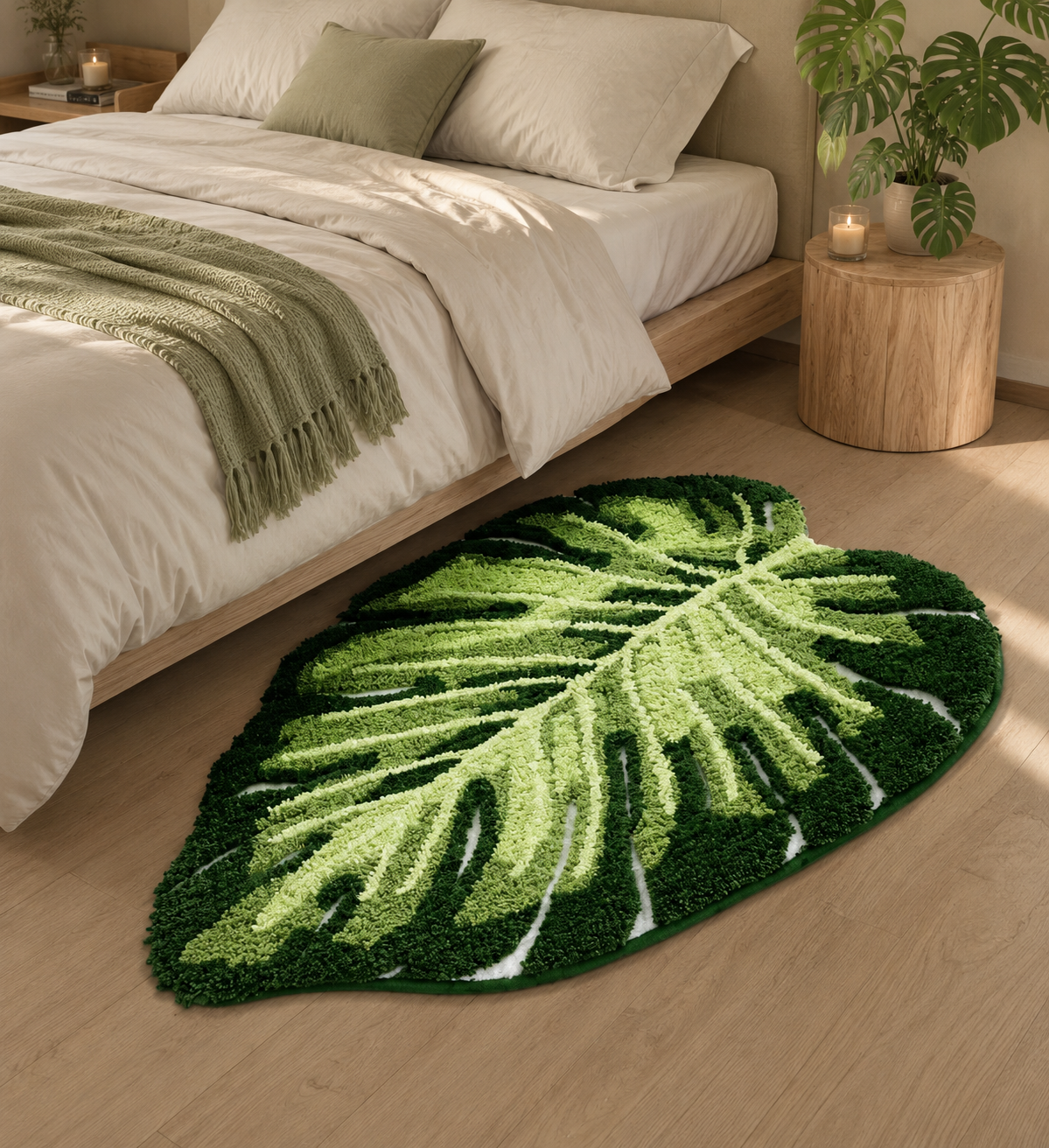 Bellmere™ Monstera Bath Mat