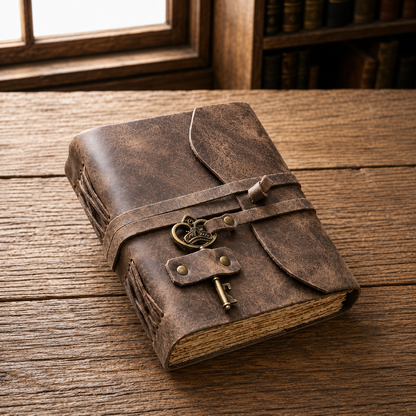 Remi® Vintage Leather & Cotton Journal
