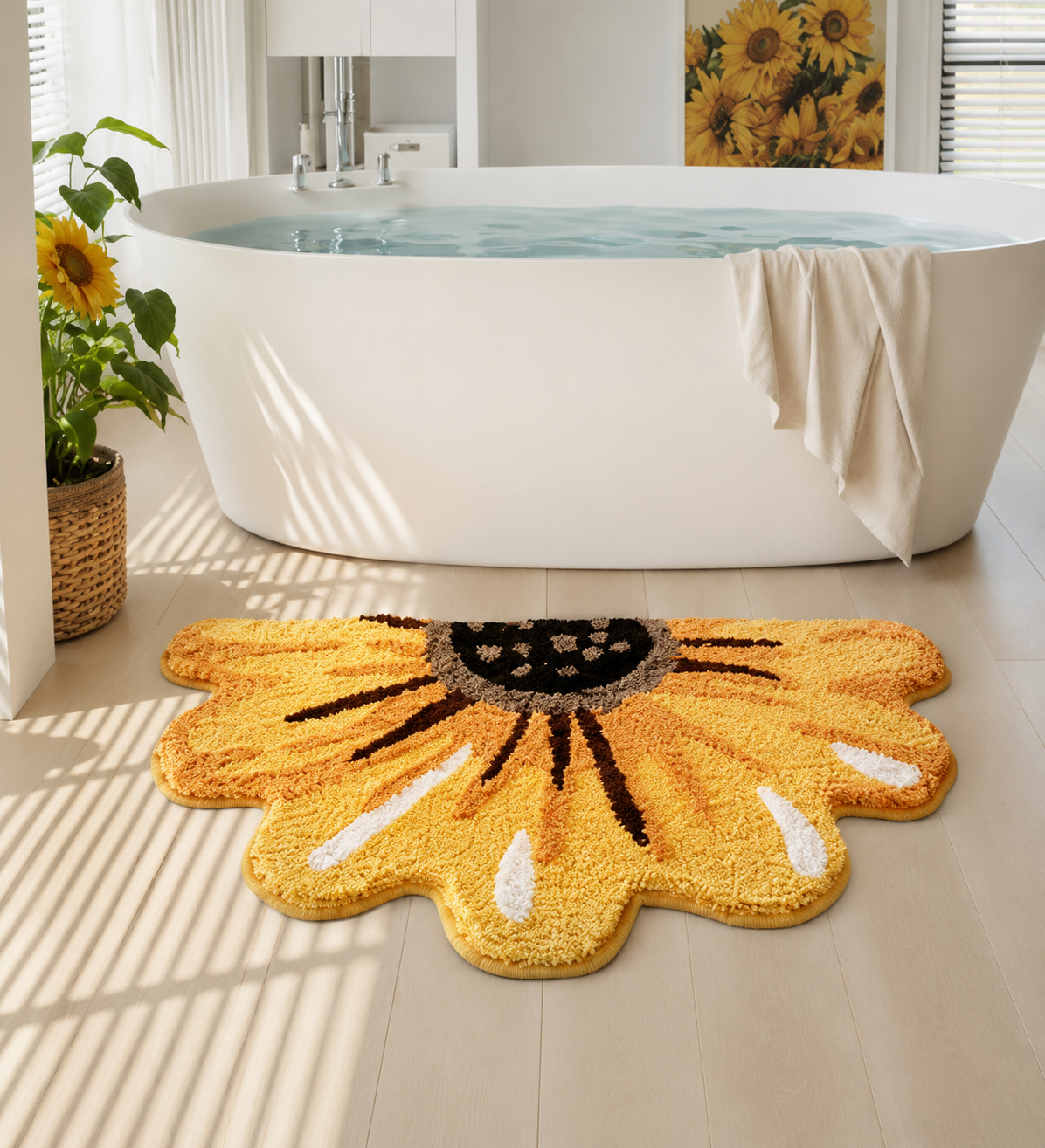 Bellmere™ Monstera Bath Mat