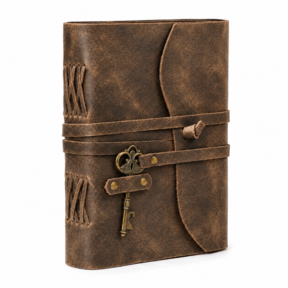 Remi® Vintage Leather & Cotton Journal